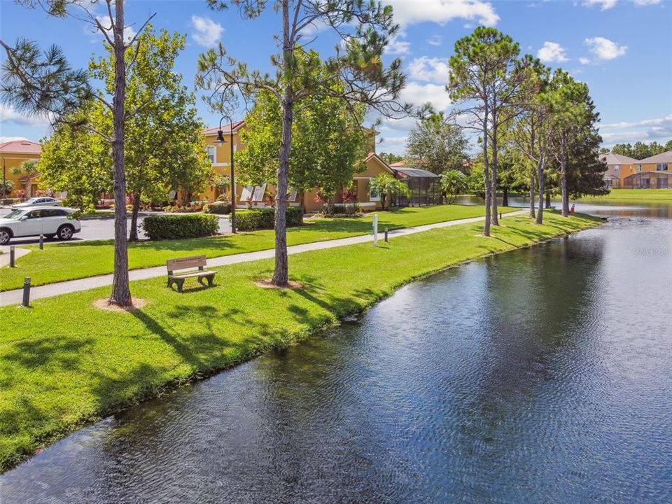 SIDEWALK LEADS TO AMENITY CENTER