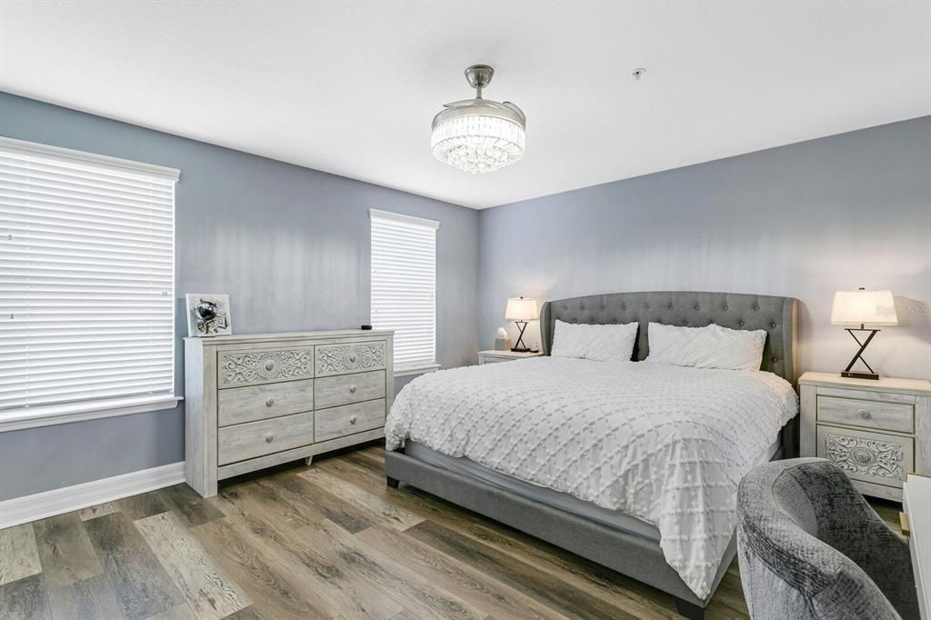 This 3rd floor bedroom almost feels like another primary suite.