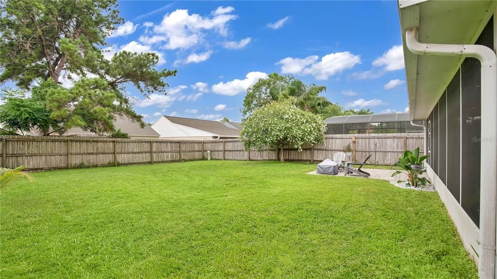 Fully Fenced, Lush Backyard