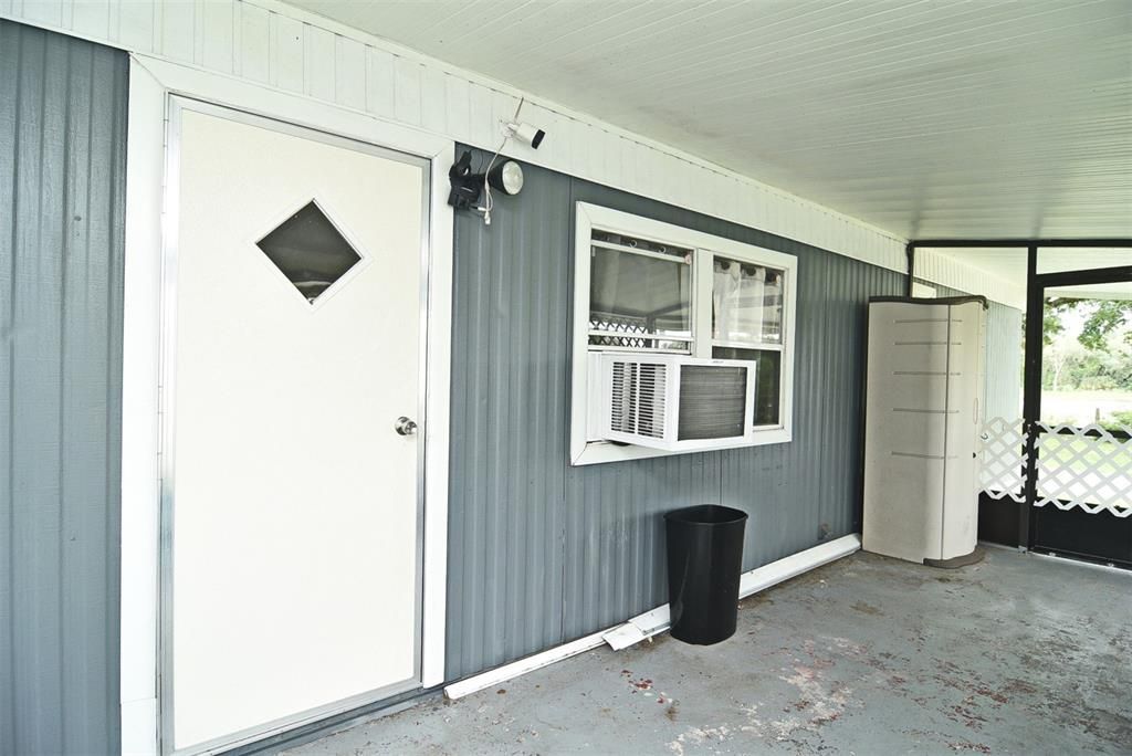 Front Door on Screen Patio