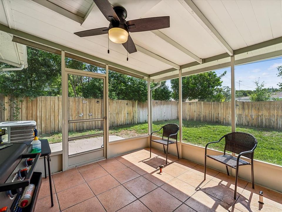 Screened in porch