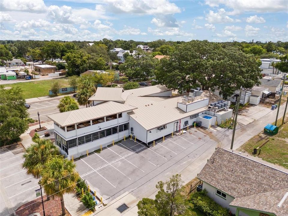 Aerial View of Street Elevation-Rear