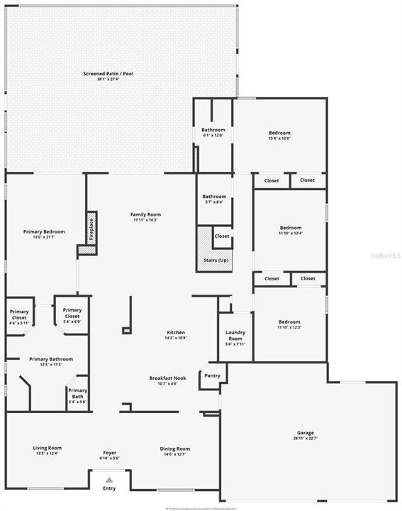 合同活跃: $625,000 (4 贝兹, 3 浴室, 3052 平方英尺)