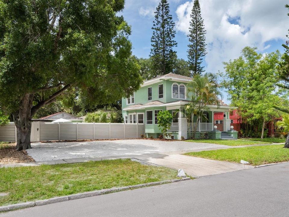 You’ll love the privacy offered from this oversized lot.