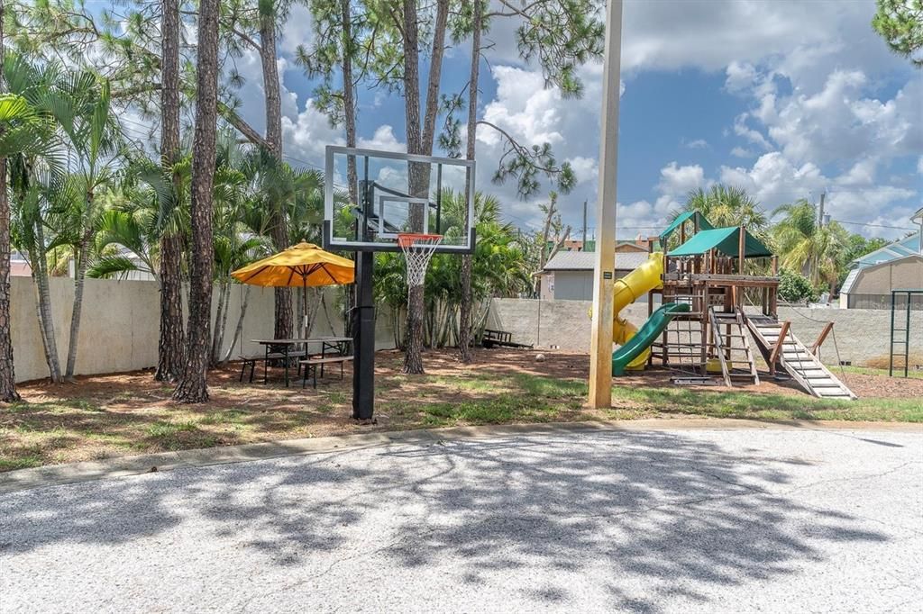 Playground across the street