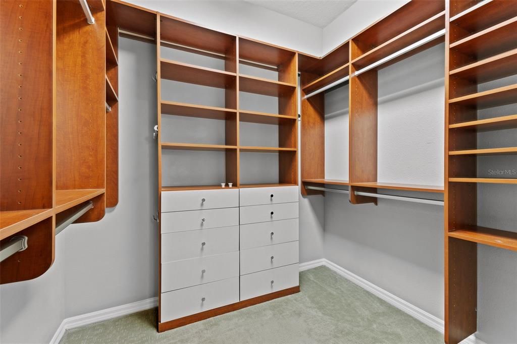 Master Walk-in Closet