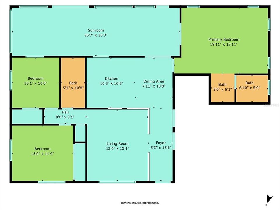 Active With Contract: $559,500 (3 beds, 2 baths, 1432 Square Feet)