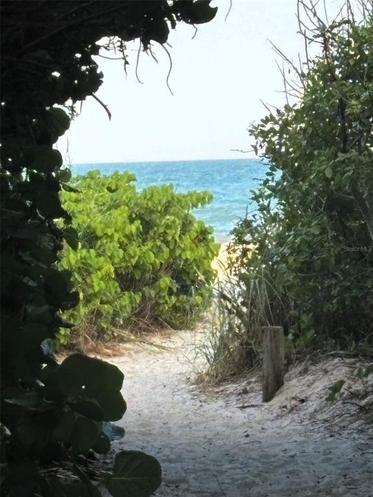 Community Private Access Way to Beach