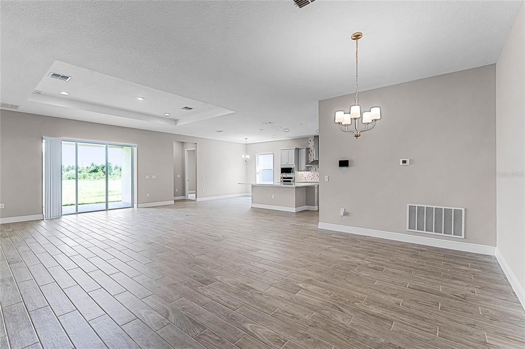 The Dining Space and Great Room