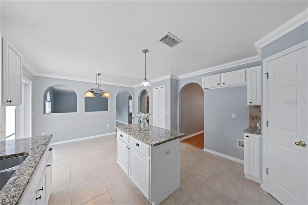 breakfast nook in kitchen