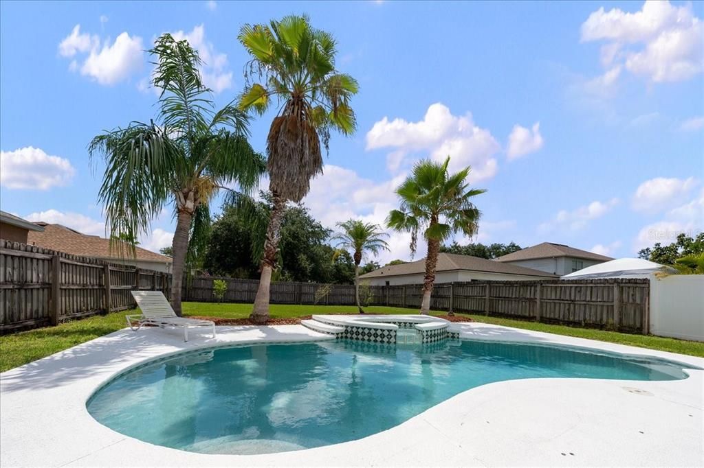 heated pool and spa