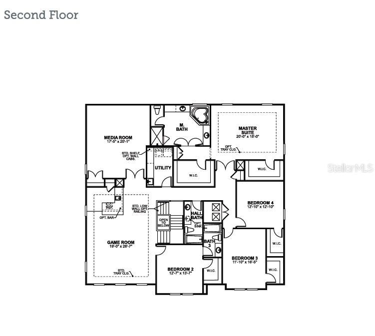 Second Floor floorplan