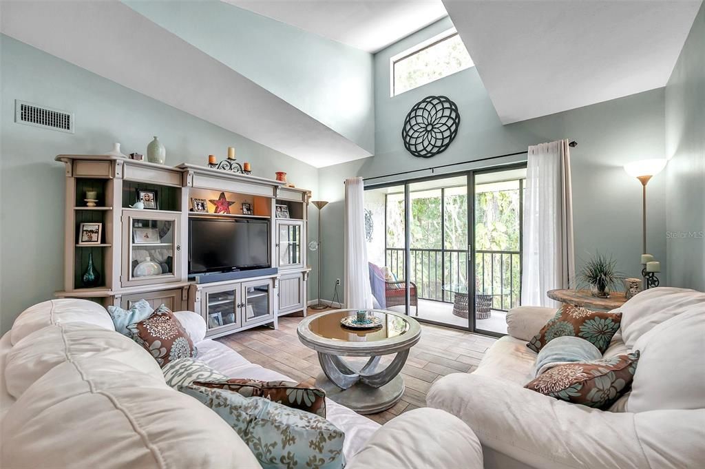 Gorgeous Vaulted ceilings as you enter your home