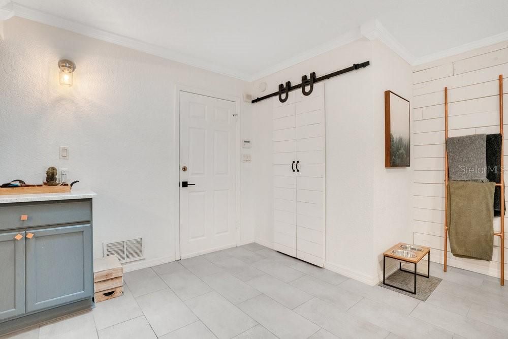 Kitchen Pantry and Garage Entrance