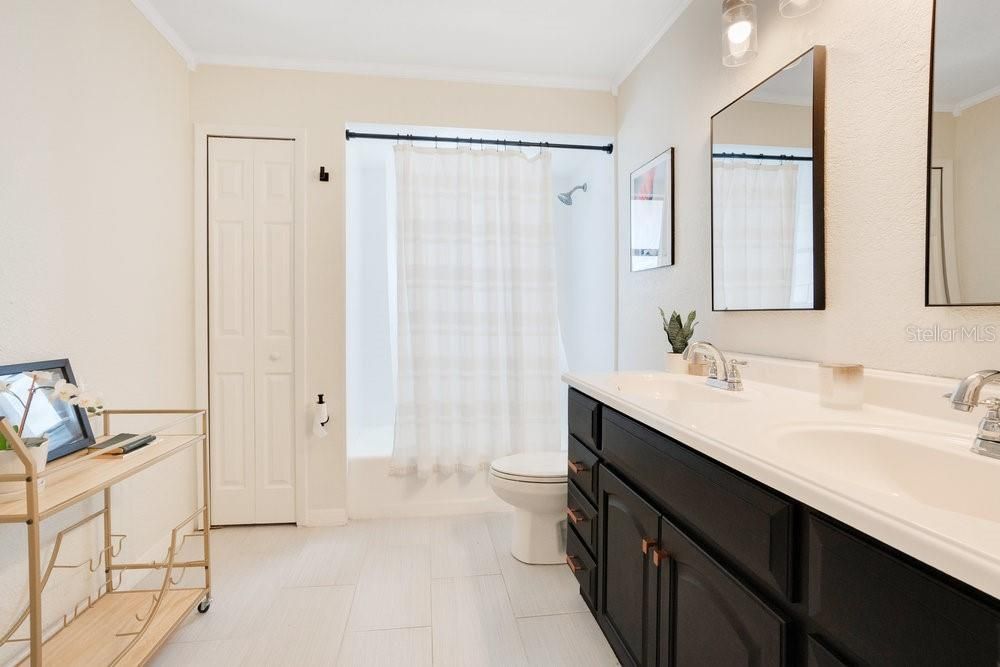 Bathroom 2 with Double Vanity Sink