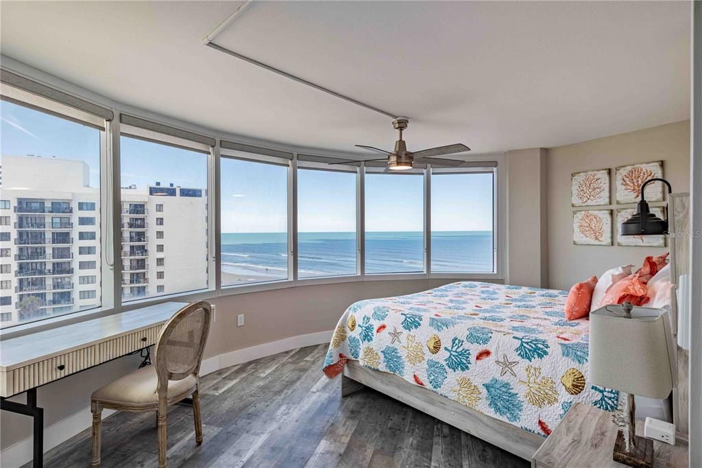 Living Room ocean and river views