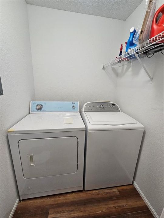 laundry room with washer and dryer