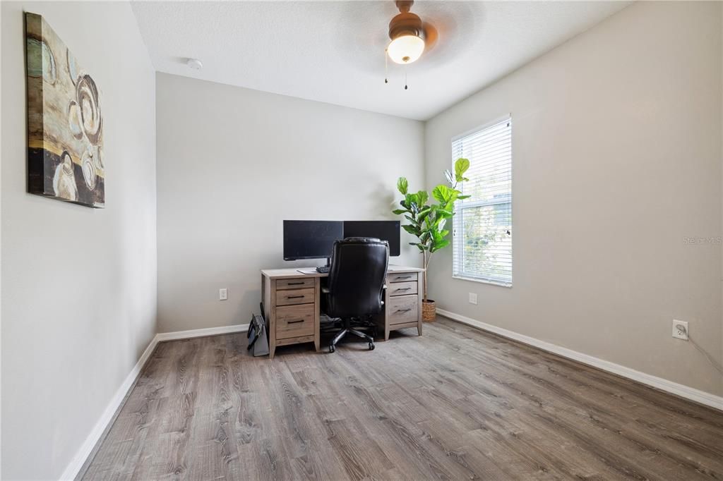 2nd bedroom on hall, currently used as office