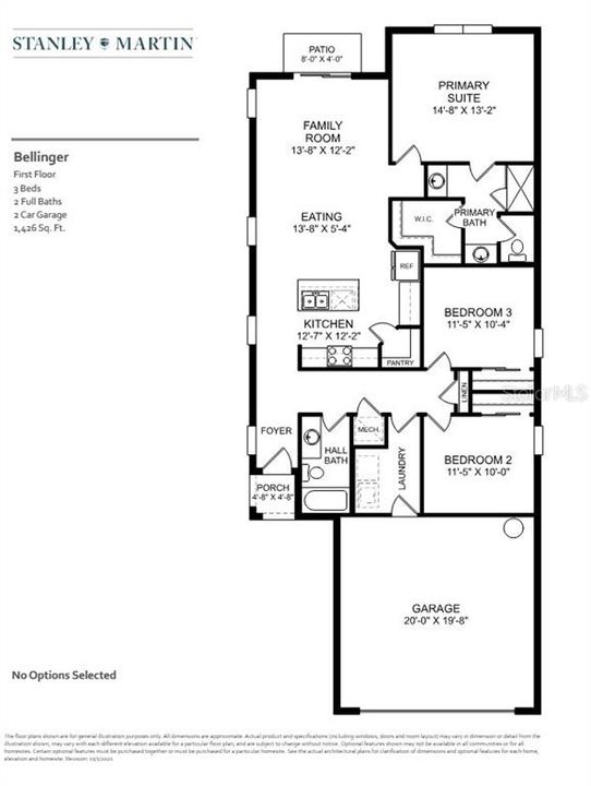 For Sale: $285,190 (3 beds, 2 baths, 1426 Square Feet)