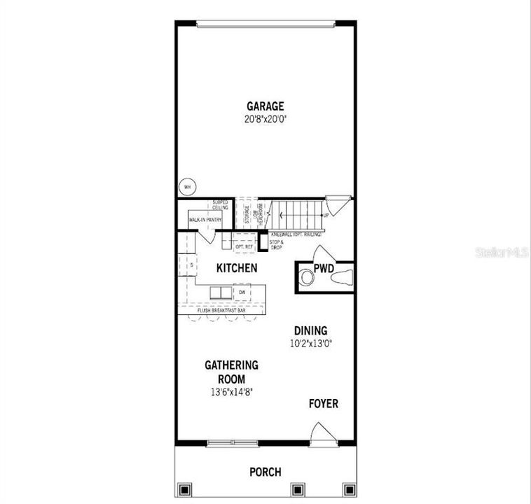 Aurora Floorplan - First Floor