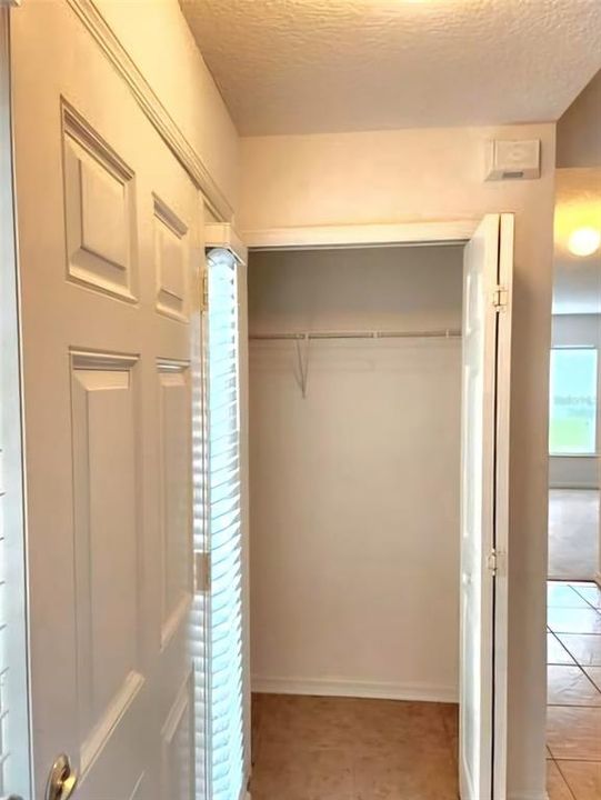 Foyer coat closet