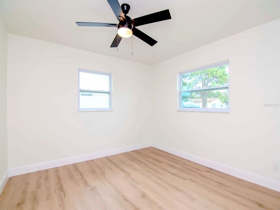 3rd Bedroom with new LVP flooring