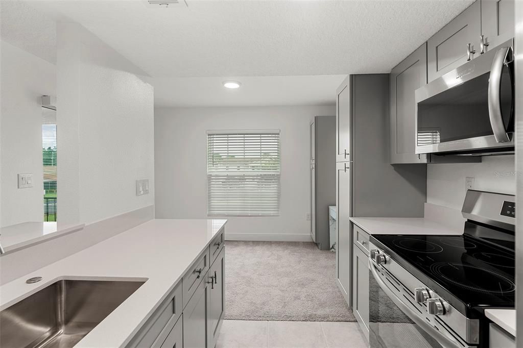 View of Dining room from kitchen