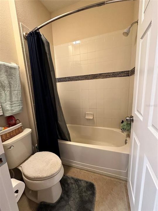 Guest bath shower area