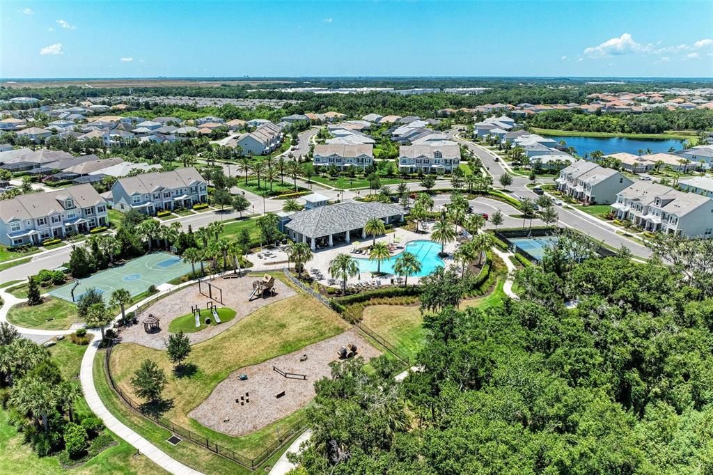 aerial view of amenities