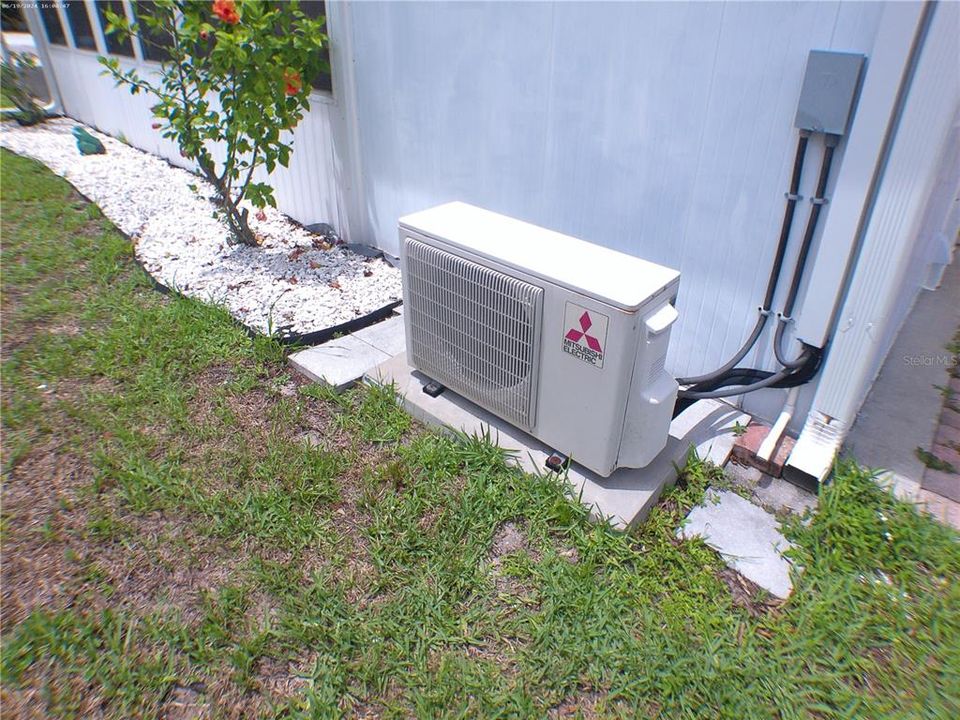 Side AC for porch