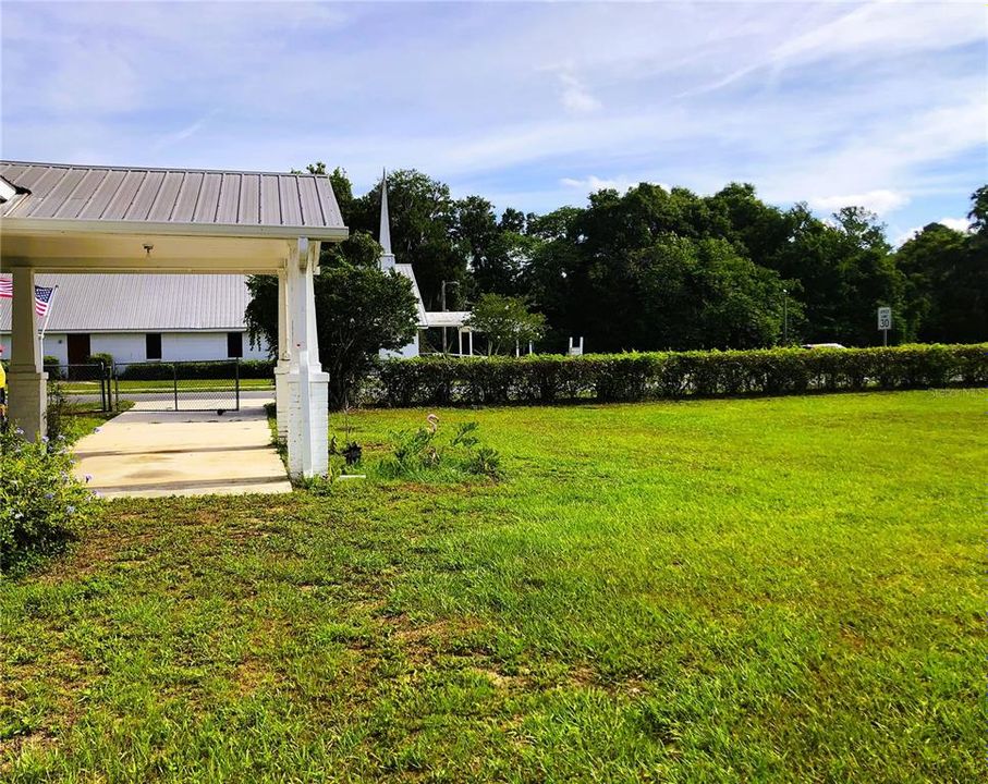 REAR COVERED PORCH