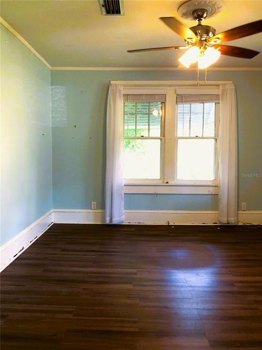 WOOD BURNING FIRE PLACE & ACCESSIBLE FRONT DOOR VIEW FROM HALL