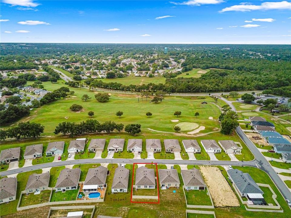 AERIAL SHOWS GOLF COURSE