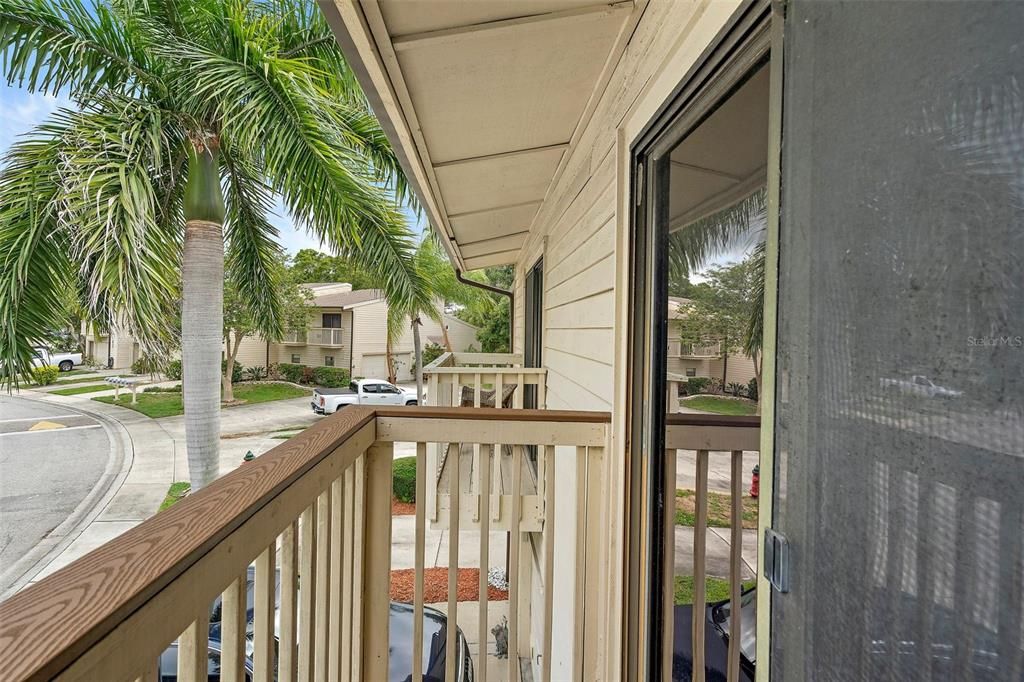 balcony off primary bedroom