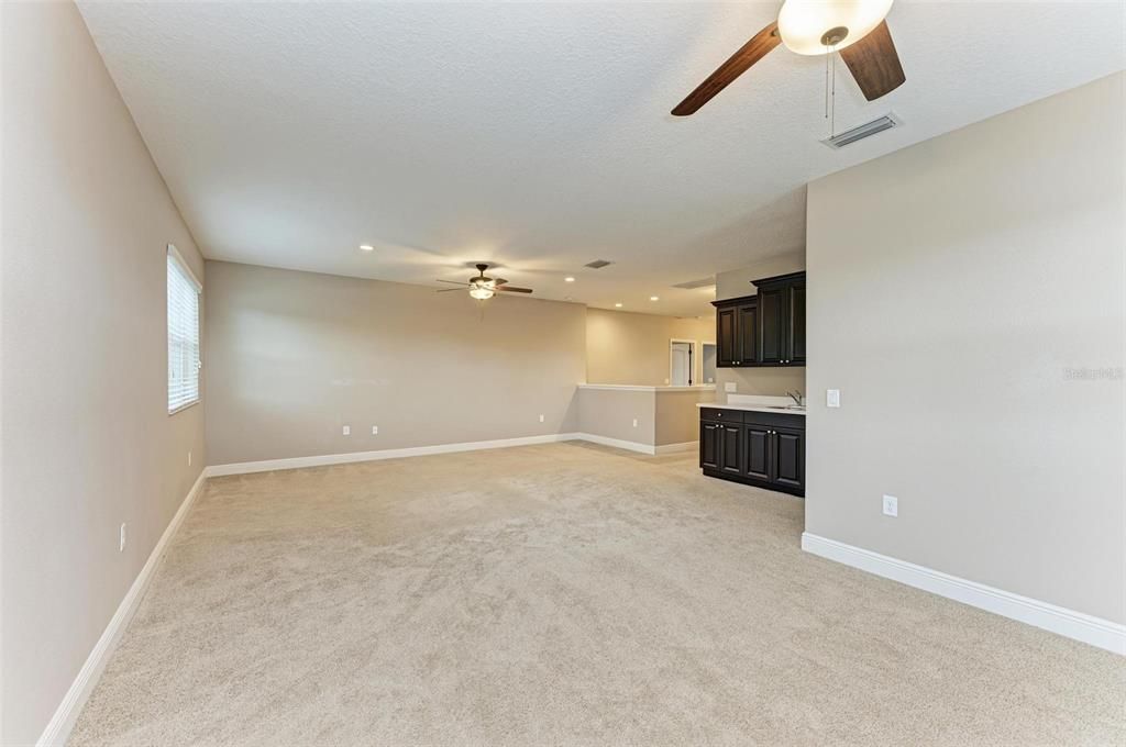 Bonus Room with Wet Bar