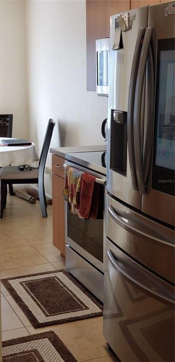 Kitchen with upgraded stainless appliances