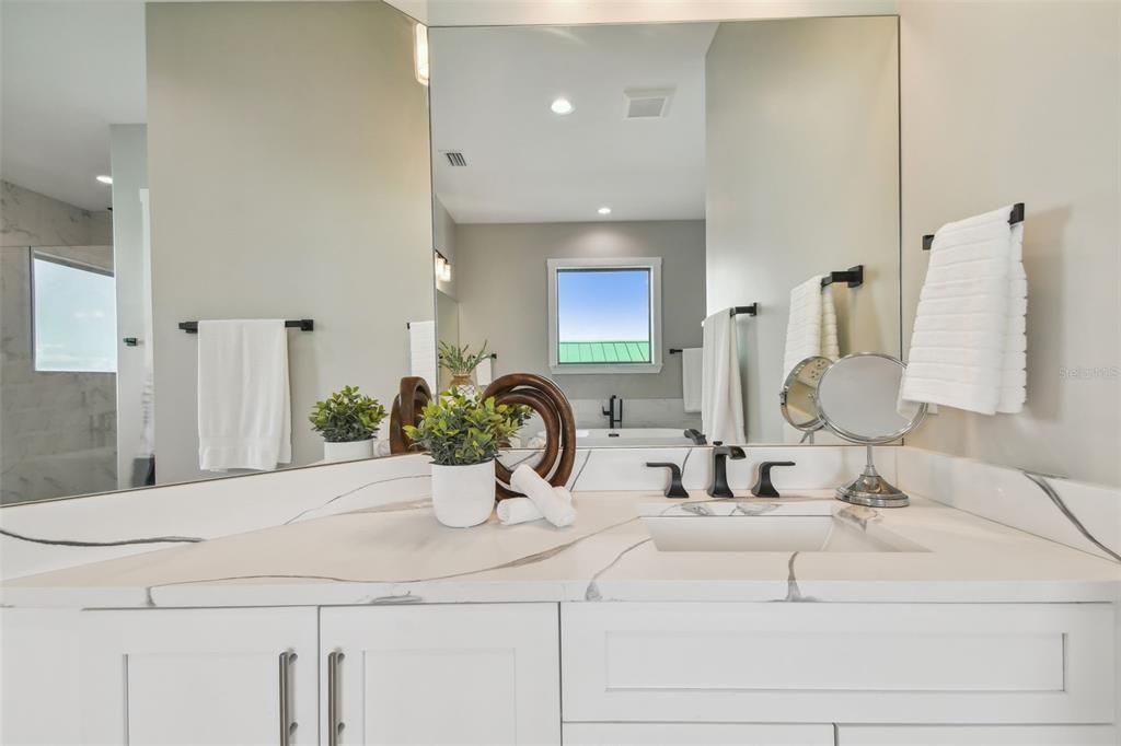 Master Bathroom - Dual Vanities