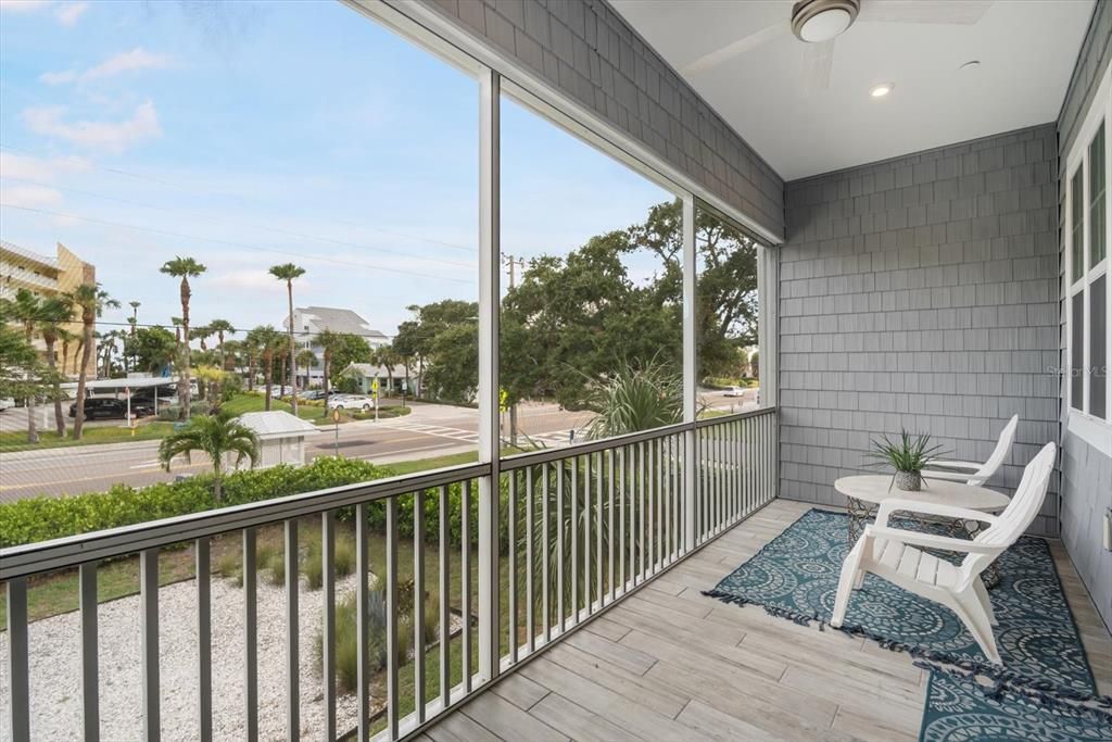 2nd Floor Patio with Sunset views