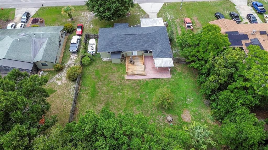 Aerial of entire property.