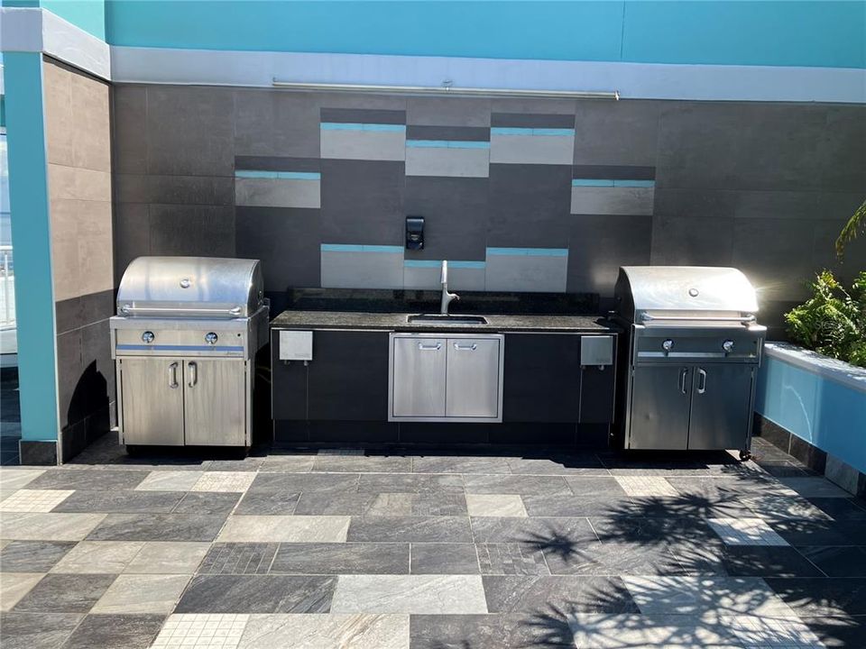 Gas Grills on the 29th Floor
