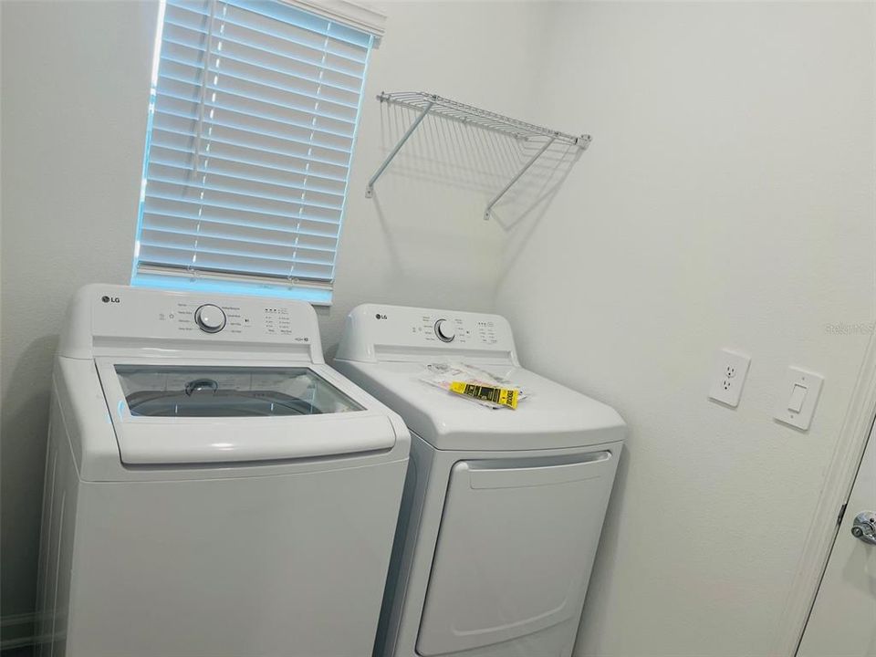 LAUNDRY WITH NEW WASHER & DRYER