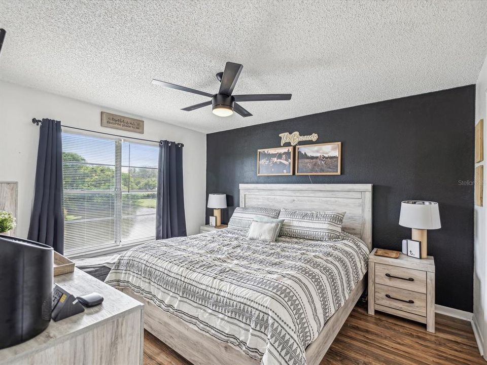 Master Bedroom with a Serene Water View