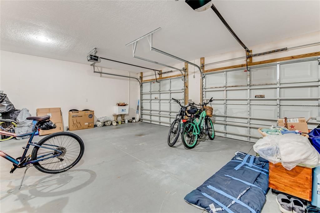 Spacious 2 Car Garage