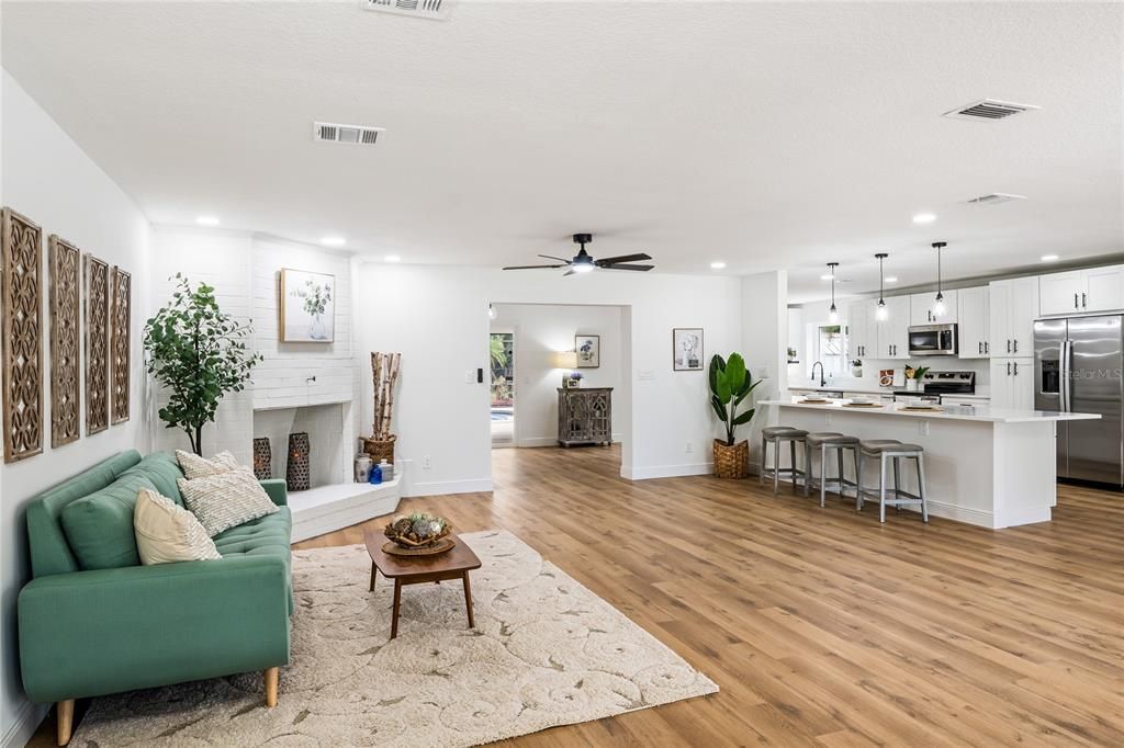 Renovated Open Concept