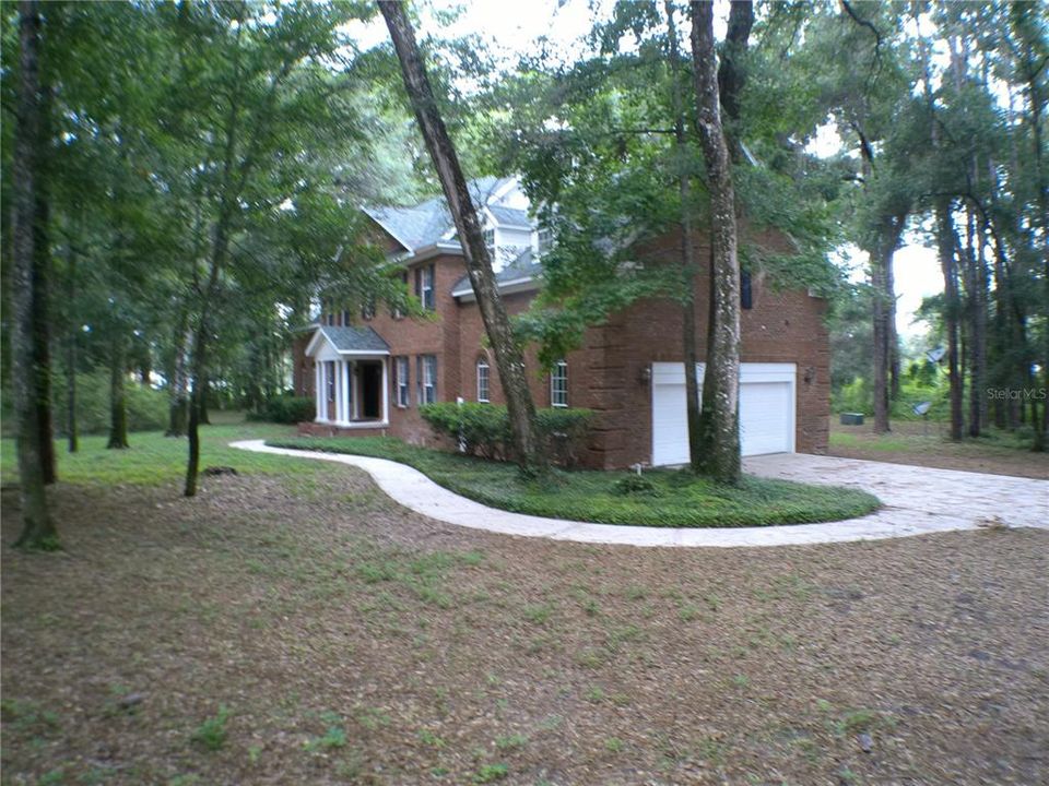 Home looking from yard