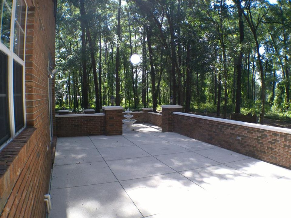 Patio from Kitchen dining area