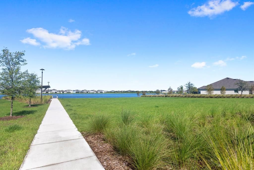 Community Boardwalk to Lake