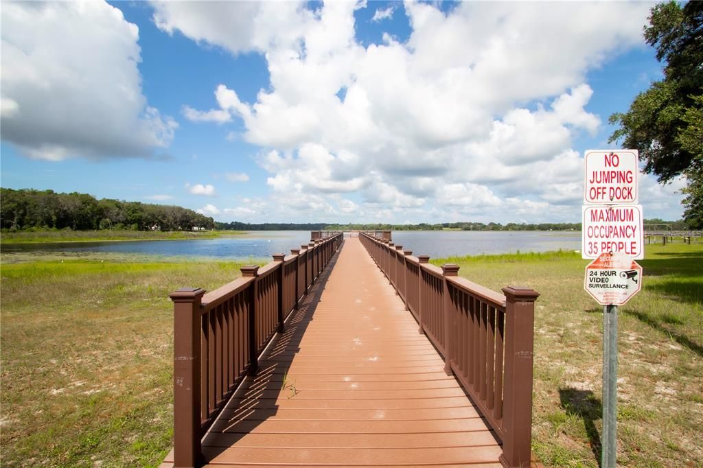 Dock at Lake Bonable