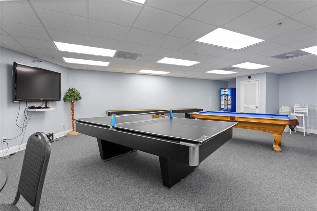 Billiard and Ping Pong Room