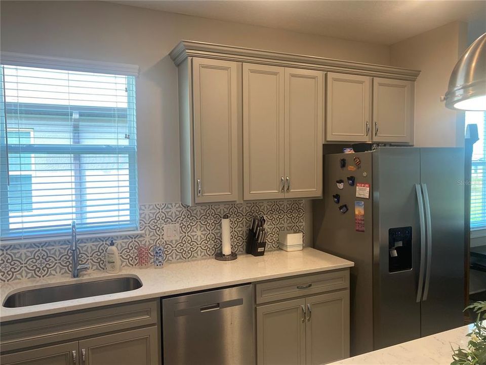 Granite counters, undermount sink